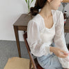 Sweetheart Neck Blouse