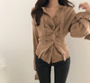 Designer Button-Up knitted Top