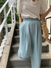 Wide Leg Tie Pants