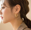 Designer Braided Hoop Earrings