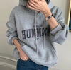 Korean Style Letter Front Hoodie