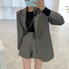 Korean Style A Line Suit Jacket with Shorts