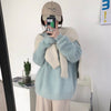 Mohair-Blend Macaron Sweater