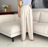 High-Waist Pleated Wide Pants