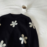 Flower Embroidery Knitted Sweater