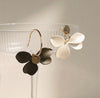 Designer Asymmetrical Flower Earring