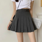 Designer High Rise Pleated Skirt