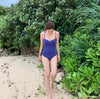 Korean Minimalist One-Tone Swimwear