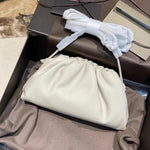 The Cloud Calfskin Leather Pouch Bag