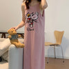 Cute Strap Pajama Dress with Cartoon Prints