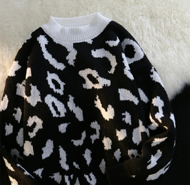 Leopard Pullover Sweater