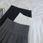 Designer High Rise Pleated Skirt