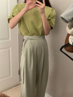 Wide Leg Tie Pants