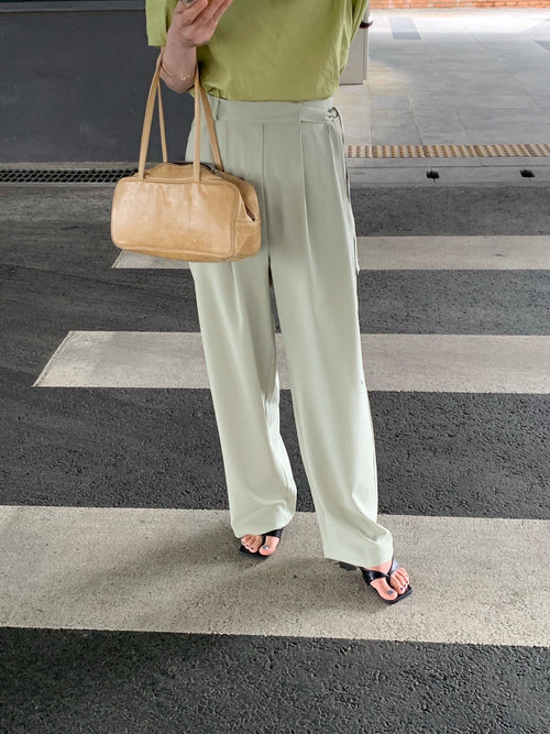 Wide Leg Tie Pants