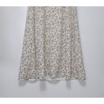 Babydoll White Collar Floral Dress