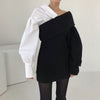 Designer Shirt-Sweater Bodycon Mini Dress/Top