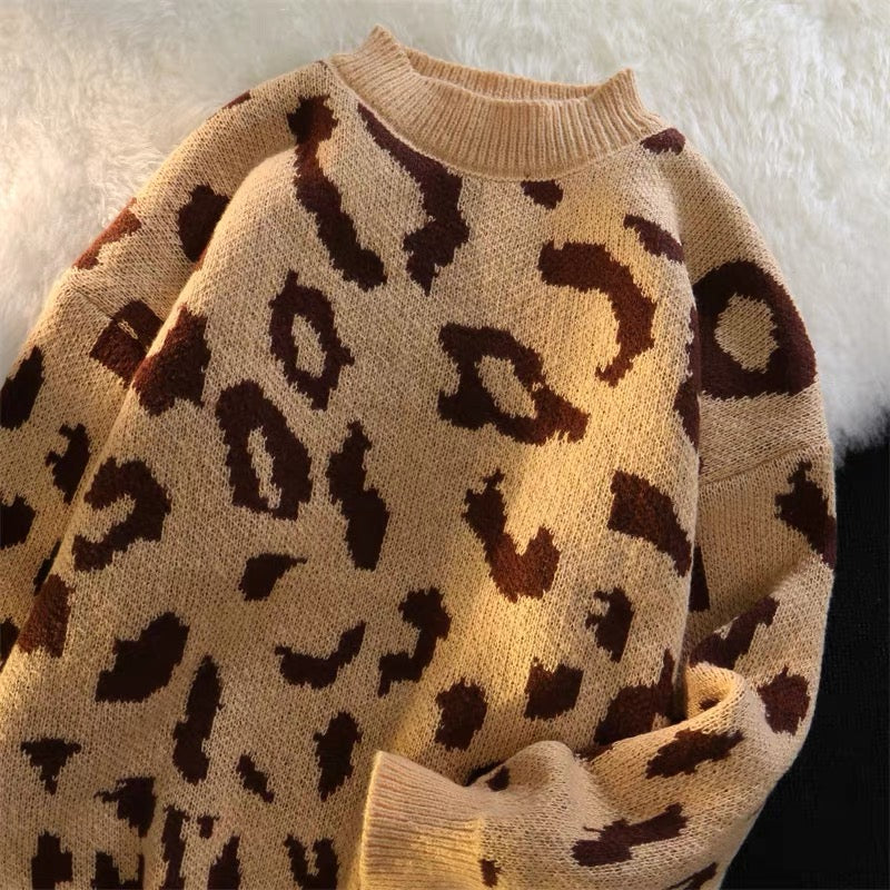 Leopard Pullover Sweater