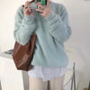 Mohair-Blend Macaron Sweater