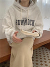 Korean Style Letter Front Hoodie