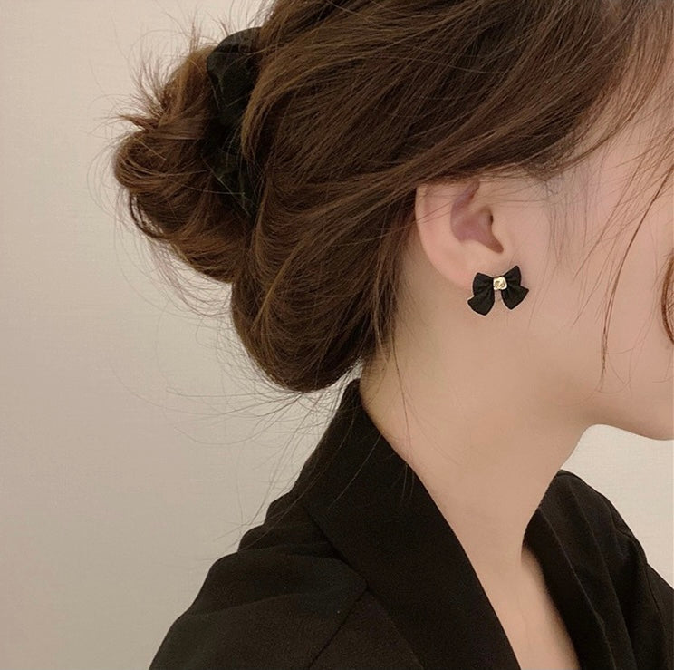 Korean Style Bowknot Earrings