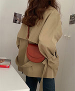 Short Double Breasted Trench Coat