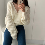 Chunky Knit Wrap Cardigan