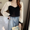 Sweetheart Neck Blouse