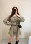 Designer Knitted Long Sleeve Rompers