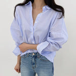 Designer Two Way Wear Striped Shirt