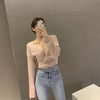 Korean Style V-Neck Wrap Top