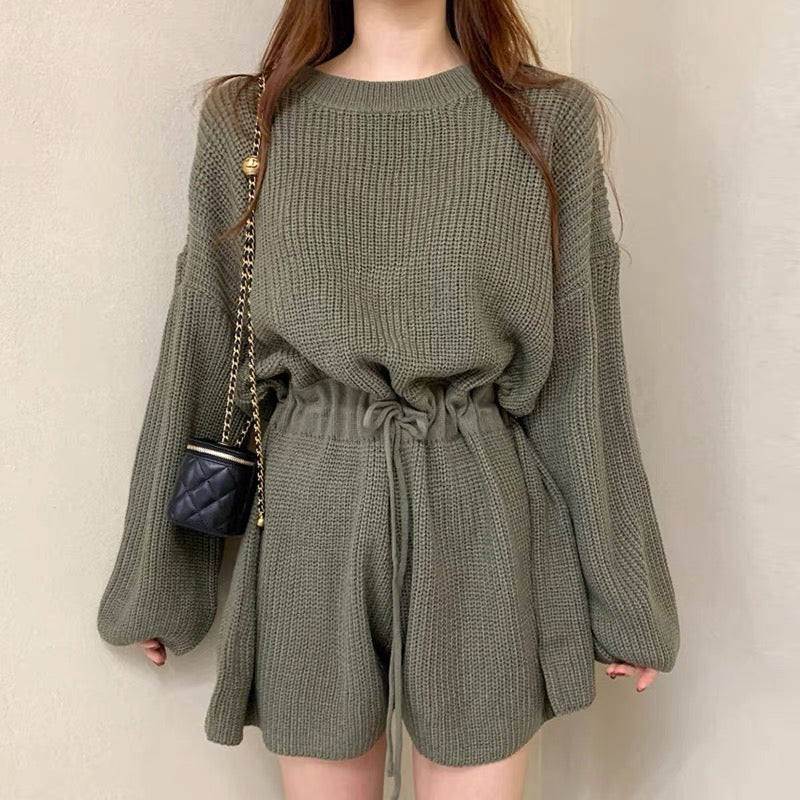 Designer Knitted Long Sleeve Rompers