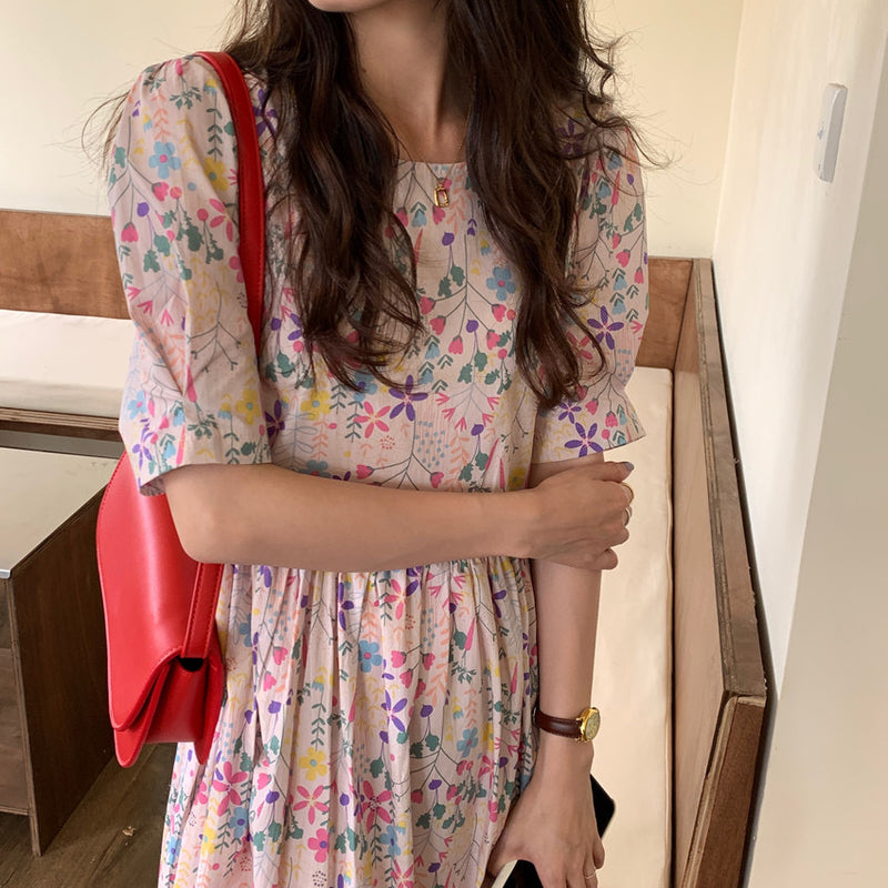 Summer Floral Print Dress