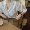 Front Knot Designer Long Sleeve Shirt