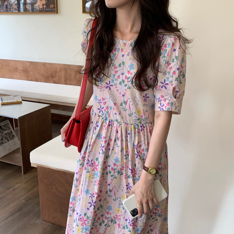 Summer Floral Print Dress