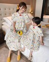 Mom & Daughter ♡ Qi Pao Style Babydoll Dress