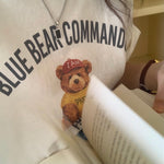 Designer Teddy Bear Cotton T-Shirt