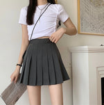 Designer High Rise Pleated Skirt