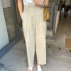 High Waist Pleated Pants