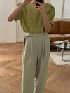 Wide Leg Tie Pants