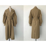 British Style Double Breasted Trench Coat with Belt