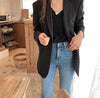 Relaxed Single-Breasted Blazer